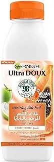Garnier Ultra Doux Repairing Papaya Hair Food Conditioner for Damaged Hair, 350 ml