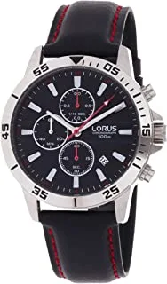 Lorus Sport Man Mens Analog Quartz Watch With Leather Bracelet Rm313Fx9