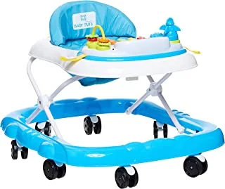 Baby Plus Bp8992 Foldable And Multifunctional Walker, White-Blue