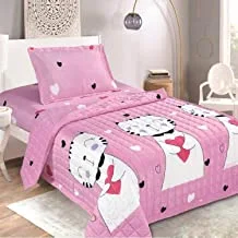 3 Pcs Winter Comforter Set  For Kids By Ming Li Single Size, Crkt-007