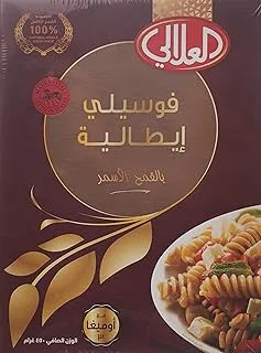 Al Alali Whole Wheat FUSilli With Omega 3 Macaroni #82 - 450 G