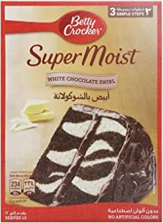 Betty Crocker Super Moist White Chocolate Swirl Cake Mix, 500 Gm
