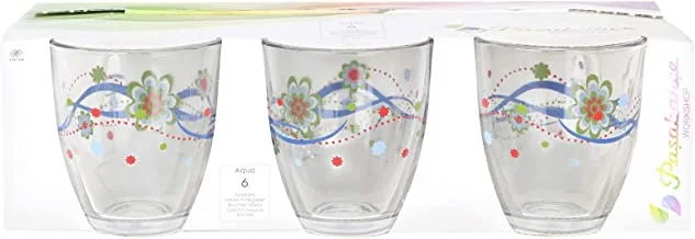 Glass Set Of Drinkware 6 Pcs