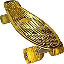 Lighted Skateboard, Al-2028 - Golden