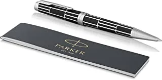 Parker Premier Premium Luxury Black Silver Trim| Ballpoint Pen| Gift Box| 6897