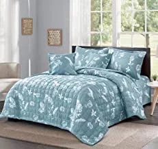 MingLi Compressed Comforter Set, 4 Pcs, Multicolour, Single Size