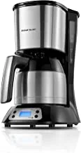 ALSAIF 1Liter 900W Electric Drip Coffee Maker , Black E03437 2 Years warranty
