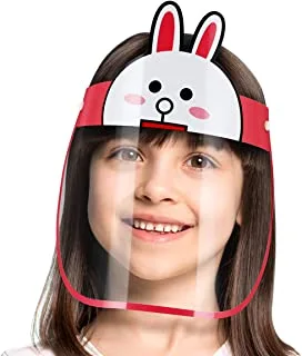 Smart Line AdJustable Face Shield Anti-Fog Anti-Droplets With Full Face Protective Shield For Kids, Rabbit