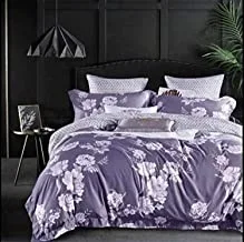 Dream LotUS Comforter Set, 6 Pcs, Cotton, Multicolour, King Size