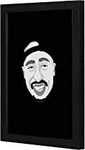 LOWHA black Tupac Wall art wooden frame Black color 23x33cm By LOWHA
