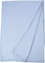 100٪ قطن ، بطانية حرارية فائقة النعومة / بطانية خفيفة الوزن ومسامية من نسيج لينو - مثالية لطبقات أي سرير لجميع المواسم - أزرق كحلي - مقاس مزدوج (167 × 228 سم)