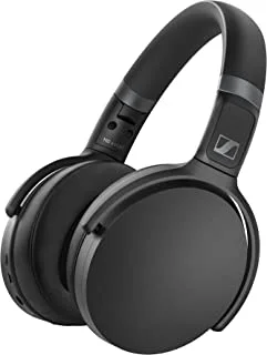 Sennheiser Hd 450Bt Bluetooth 5.0 Wireless Headphone With Active Noise Cancellation - 30-Hour Battery Life, Usb-C Fast Charging, Virtual Assistant Button, Foldable - Black