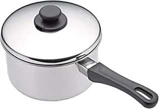 KitchenCraft Stainless Steel Extra Deep Saucepan and Lid 16cm, Tagged and Boxed