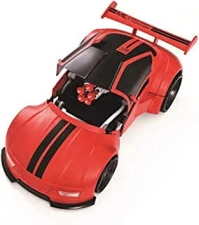 SHARPER IMAGE - RC TRANSFORMING MISSILE LAUNCHER RED (6000736)
