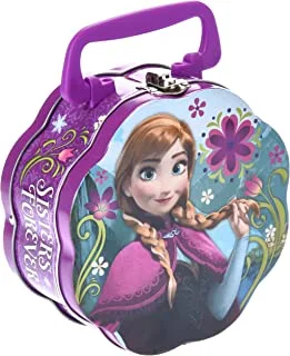 Amscan Disney Frozen Metal Box Party Favor Set, Multicolored, 5 3/4 Inches X 6 Inches X 2 3/4 Inches