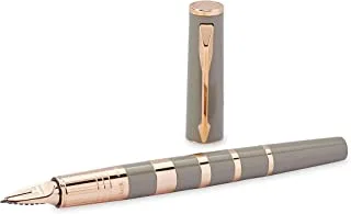 Parker Ingenuity Slim Taupe & Metal With Pink Gold Trim 5th Technology Mode Pen| 6523, 1858537