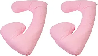Stylie C Shape Comfortable Pregnancy & Maternity Pillow - Pink 2 Pieces