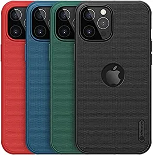 غطاء Nillkin المتوافق مع Apple iPhone 12 Pro (6.1 بوصة) جراب Super Frosted Shield غطاء هاتف صلب لهاتف iPhone 12 Pro (6.1 بوصة)] [لون أسود]