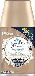 Glade Automatic Air Freshener Spray Refill Sheer Vanilla Embrace Scent, 269ml
