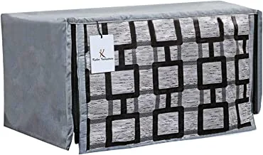 Kuber Industries Universal Microwave Oven Cover|Waterproof Oven Cover|Dustproof Protector|Kitchen Appliance Cover 20 Liter|Grey