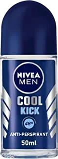 NIVEA MEN Deodorant Roll-on for Men, Cool Kick Fresh Scent, 50ml