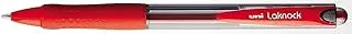 Uniball Laknock Refillable Ballpoint Pen Stroke Width M Red Ink Pack Of 12