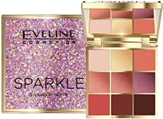 Eveline 9 Colours Eyeshadow Palette, Sparkle, 10G