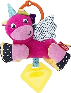 Infantino Jittery Horse - Sparkle |Stroller & High Chair Toys|Baby Soft Plush Toys|