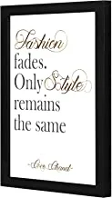 LOWHA LWHPWVP4B-330 Fashion Fades only style remains Wall art wooden frame Black color 23x33cm By LOWHA