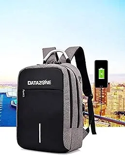 Datazone Anti-Theft Backpack For College Students, School Students, Short Trip Backpack, Grey Color , Dz-Bp2060