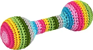 Chime Rattle Made From Organic Cotton-Multicolor-3Mo+
