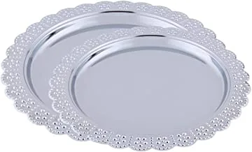 Round Shape Tray (Size:M,S) Color: Full Chrome Without Handle