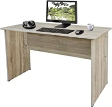 Mahmayi MP1 100x60 Writing Table- Perfect for Study, Office, Studio, or Reception - Solid Surface Transaction Counter and Classic Top Finish for Timeless Look and Feel (Without Drawer, Oak)