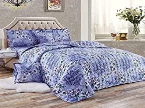 Mingli Compressed Comforter Set, 6 Pcs, Multicolour, King Size 6285571009889