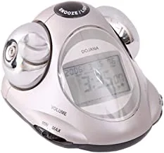 Digital alarm clock, dojana, silver, da9102