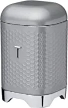 Lovello shadow grey, tea canister, 11x11x19cm,gift tagged