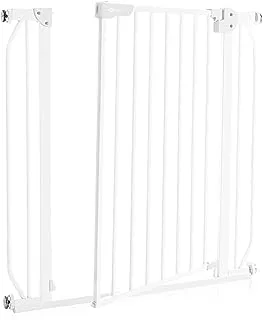 lionelo truus white baby gate with double locking system,extra wide, stairs secure, LO-TRUUS SLIM WHITE