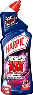 Harpic Lavender Spring Toilet Cleaner Liquid Power Plus, 500 ml
