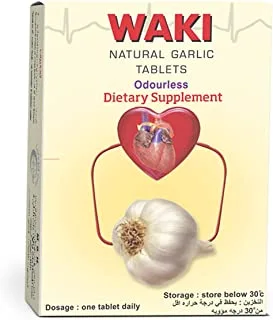 Waki Natural Garlic, 30 Tablets