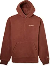 Champion Mens Eco Future Thermal Half Zip Hooded Sweatshirt