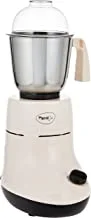Pigeon by Stovekraft Ivory 550 Watt Mixer Grinder with 3 Stainless Steel Jars for Dry Grinding, Wet Grinding and Making Chutney