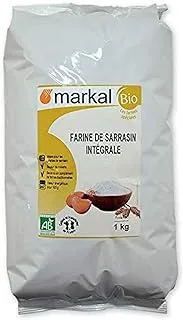 Markal Organic Buckwheat Flour Wholemeal, 1Kg - Pack of 1