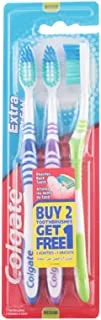 Colgate Extra Clean Toothbrushes Medium (Pack of 3)