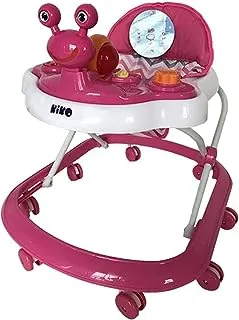 KiKo 23-3005-Pink Baby Walker with Toys, Pink