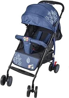 عربة أطفال مريحة للأطفال حديثي الولادة من كيكو 23-1516-Blue 6 عجلات ، أزرق