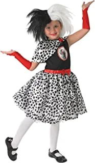 Rubie's Official Disney Cruella De Ville, 101 Dalmations Costume, Childs Size Small, Age 3-4