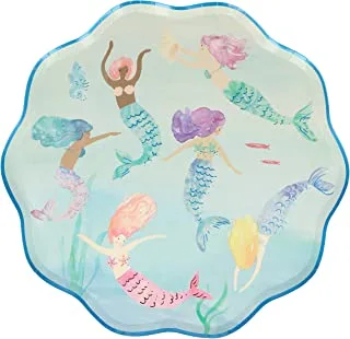 Meri Meri Swimming Mermaids Plates 8-Pieces
