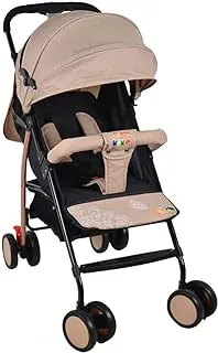 KiKo 23-1516-Beige 6 Wheels Comfortable Stroller for New Born Babies, Beige