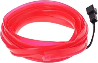 Nebras Flexible LED Neon Light Wire, 2 Meter Length, Red