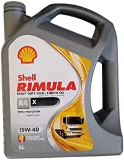 Shell Rimula R4 15W-40 API CI4 Plus Heavy Duty Diesel Engine Oil (5L)